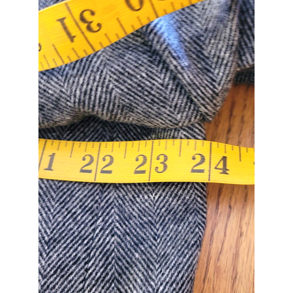 Bert Pulitzer Blazer Jacket Mens 46 R Gray Herringbone Wool Camel Hair Academia - Picture 4 of 15